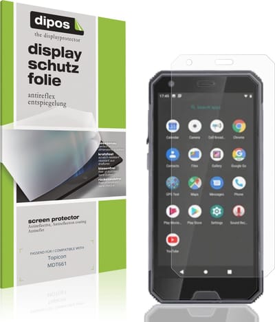 dipos – 4x Matte Beschermfolie geschikt voor Topicon MDT661 | Krasbestendige & antireflecterende Screenprotector Ultra-Thin