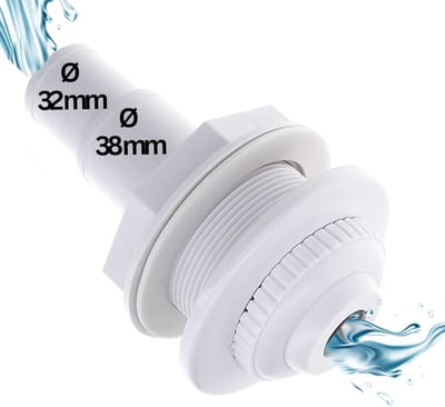 Intake sprinkler 14 cm - verstelbare sproeikop - 38/32 mm slang aansluiting - optimale waterverdeling - ShopVlot