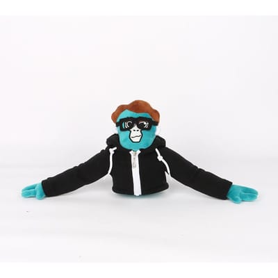 Gorilla Tag Getagd Monke Pluche Pop Feestdecoratie Dierlijke Aap Knuffels Halloween Kussens Kerstcadeau 45x24cm black