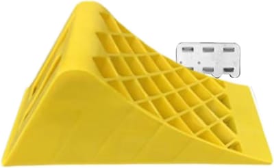 Wielkeggen - Bandenblokken Wielblokken - Voertuig Stabiliseren - Antislip Grip - 34L x 232B x 206H cm - Zwart