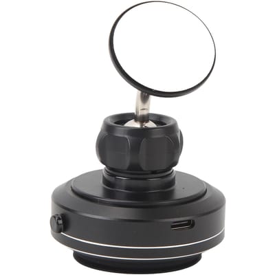 Chargeur de Voiture Magnétique Sans Fil Induction Automatique Rotation 360 degrés 90mAh Noir USB Universel Voiture Magnétique Téléphone black