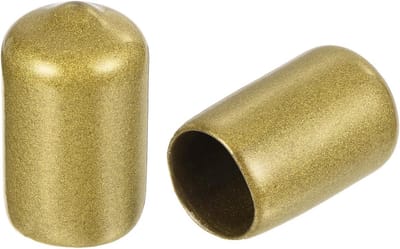 50x Rubberen Eindkappen Rond 13mm - Beschermdoppen voor Buis, Schroefdraad en Meubelpoten
