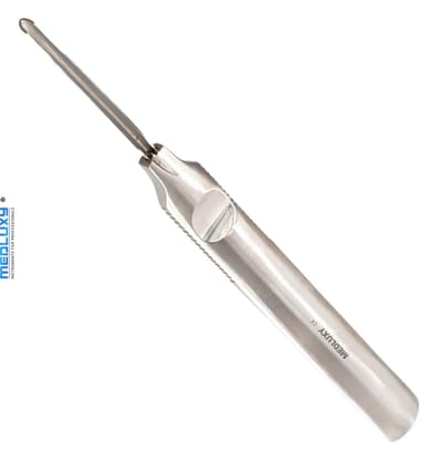 Medluxy - Holle Beitel - 14 cm - Brede gleuf 2 mm - Ergonomisch Handvat - Pedicure - Manicure [likdoorn / eeltpit verwijderen, eelt guts, nagelriemen]