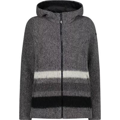 Dames gebreide hoodie met rits CMP