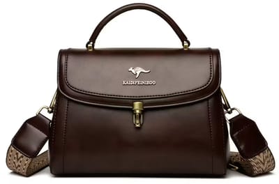 N3 Collecties Luxe casual crossbody schoudertas van rundleer, handtas voor dames