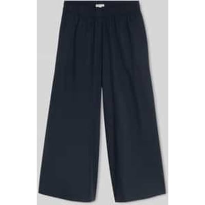 Wide leg culotte van katoenmix