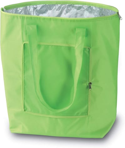 Thijox - Herbruikbare Opvouwbare Koeler Strandtas Lichtgewicht 25L Met Aluminium Binnenvoering - Duurzaam Waterdicht 600D Polyester - Perfect Voor Cam