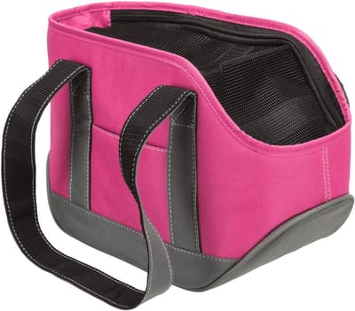 Hondentas Roze-Grijs - Compacte Draagtas voor Honden