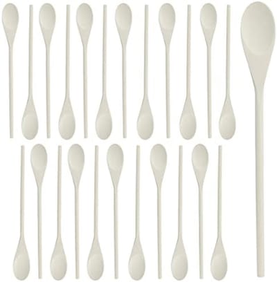 PromoHome Houten Kooklepelset - 24 Delige Keukenaccessoires voor Bakken en Roeren