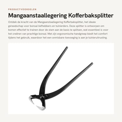 Dailygoods- Snoeischaar Professioneel - Ergonomische Handgreep - Mangaanstaallegering - Bonsai-gereedschap - Sterke Vasthoudendheid - Duurzaam Tuingereedschap