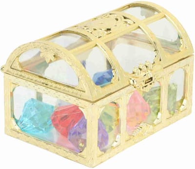 Duikspeelgoed Set - Onderwaterjuwelen Schat - Zwembad Spelletjes - Duurzaam Acryl Plastic - 13x9x7cm - Gekleurde Edelstenen