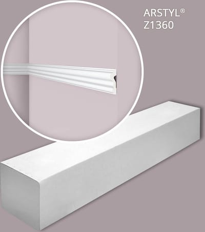 NMC Z1360-box ARSTYL Noel Marquet 1 doos 39 stukken Wandlijst tijdeloos klassieke stijl wit | 78 m