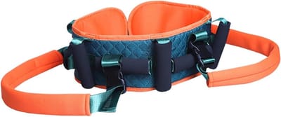 Transfer Band - Mobiliteitshulpmiddel Tilband - Veilige Transfers Zorg - Meerdere Handgrepen Design - XL - Blauw
