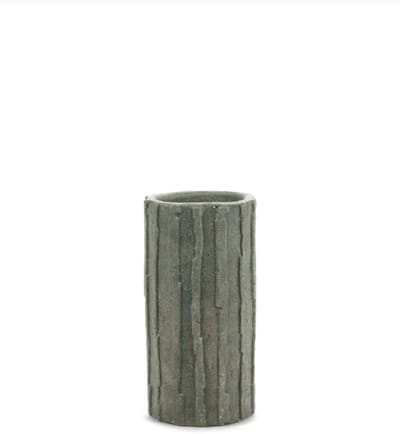Serax Bloempot Ribbel Groen-Zwart D 20 cm H 40 cm
