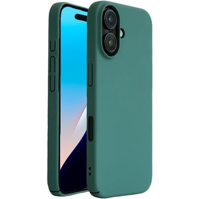 ShieldCase Ultradun telefoonhoesje geschikt voor de Apple iPhone 16 hoesje - Ultra Thin case - Kunststof back cover - Dun design - Bescherming tegen vallen of stoten (groen)