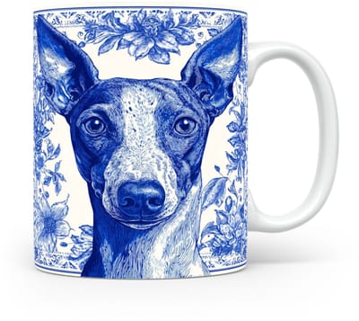 Mok Pharaoh hound Beker voor koffie of tas voor thee, cadeau voor dierenliefhebbers, moeder, vader, collega, vriend, vriendin, kantoor, opa, oma, hond, kerst, sinterklaas, verjaardag