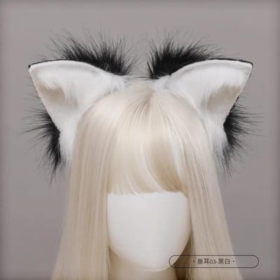 Japan Anime Vosstaart en Oren Set Cosplay Prop Kamisama Kiss Hajimemashita Vos Oren Staart Pluche Wolf Kat Oren Halloween Feest Cadeau One Size