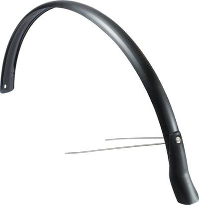 Eurofender Achterspatbord 28" - 51 mm - Mat Zwart - Stabiele Bevestiging - Kunststof