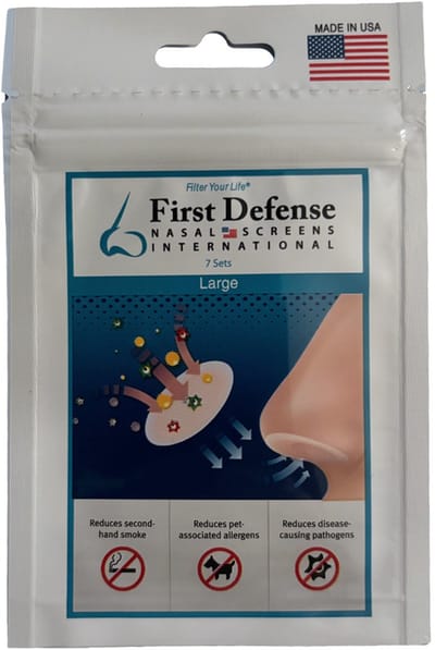 First Defense Nasel Screens - Neusfilters - Hooikoorts - Large - 7 Stuks