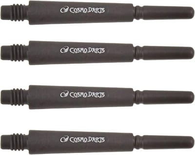 Dart Shafts - Vlieg Systeem - Precisie Darts - Vast Insteeksysteem - 24mm - Zwart