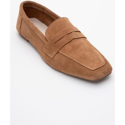 Morne Leren Loafers Dames