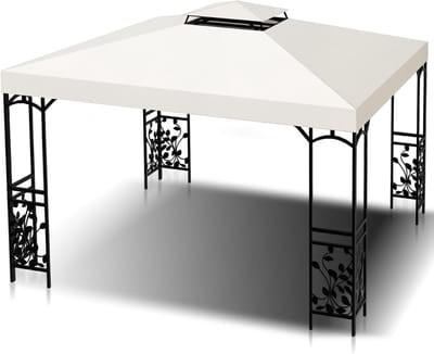 Paviljoen Dak - Reservehoes Tent - Feest Overkapping - Dubbel Laags Ventilatie - 3 x 3 Meter - Beige