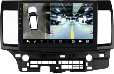 Autoradio met bluetooth - Carplay - Voor Mitsubishi Lancer 10 CY (2007-2012) - Geschikt voor Apple en Android - Stereo - Navigatie - Navigatiesysteem auto