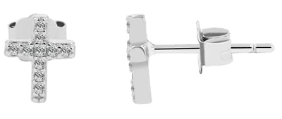 AKZENT Akzent Dames oorbel "Jacinta" van 925 Sterlingzilver, gerhodineerd, duurzaam