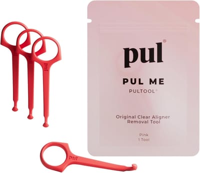 Aligner Verwijder Tool - Beugel Trekker - Mondhygiëne - Hygiënische Verwijdering - 4 Stuks - Roze