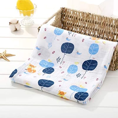 Wikkeldeken voor baby's en kinderen, 100% katoen, 120 x 110 cm, geboortecadeau