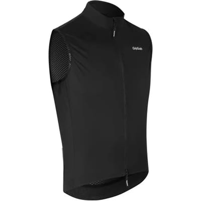 GripGrab - PACR Vest Lichte Winddichte Fiets Gilet Thermo Wielrennen Windvest Mouwloos - Zwart - Heren - Maat XL