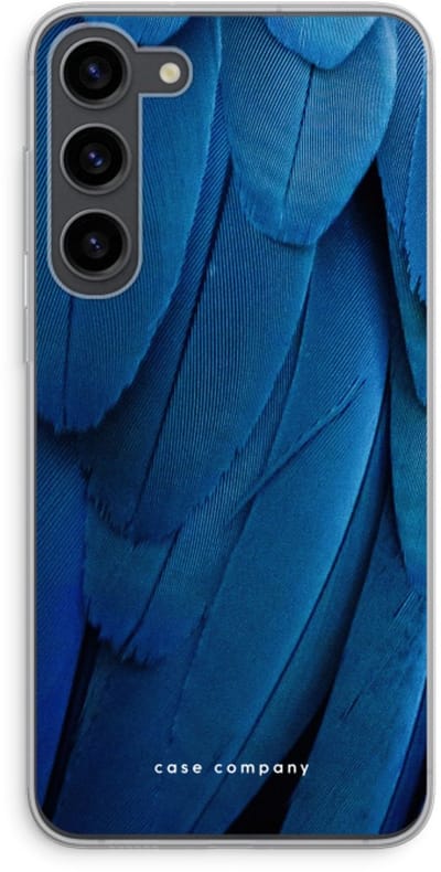Case Company® - Hoesje geschikt voor Samsung Galaxy S23 Plus hoesje - Pauw - Soft Cover Telefoonhoesje - Bescherming aan alle Kanten en Schermrand