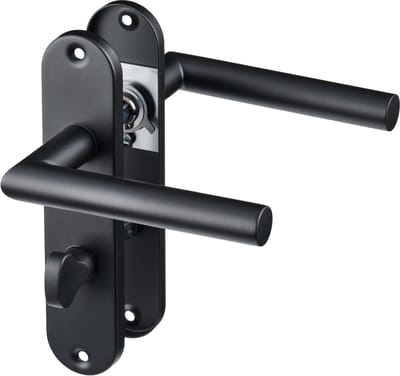 Nero - WC-Slot Zwart - Kort Rond Schild