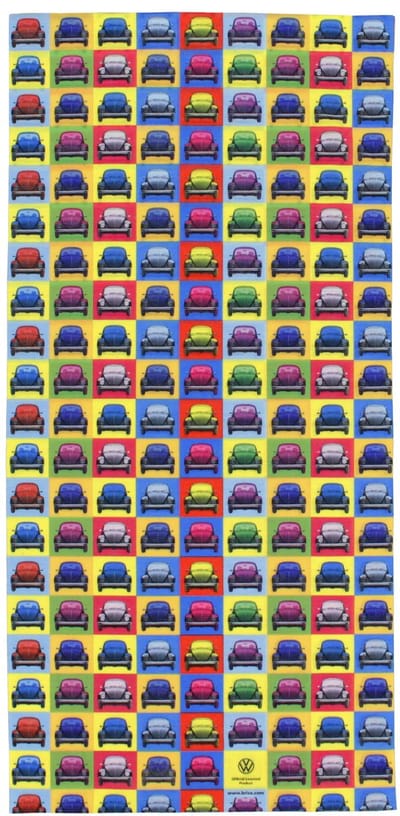 BRISA VW Collection - Volkswagen unisex buisvormige sjaal-bandana-halssjaal-stormkap-multifunctionele mond-neusbescherming in Kever-design (multicolor)