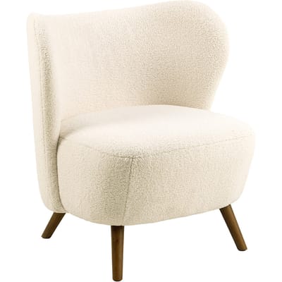 Smuk Fauteuil Joshua Crème Teddy