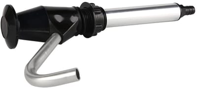 Dailygoods - Universele handbediende trommelpomp - Handpomp voor caravan - Compact en lichtgewicht - Zwart - Vervanging voor campers - Geschikt voor k...