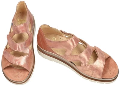 Fidelio Hallux -Dames - roze-goud metallic - sandalen - maat 40