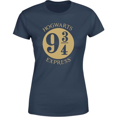 Harry Potter Platform Women's T-Shirt - Navy - XS