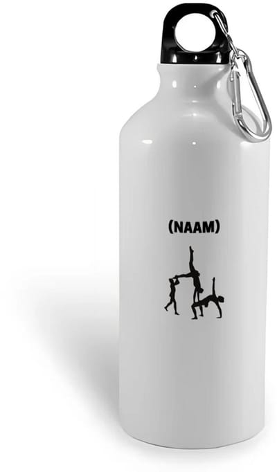 Hacebo® - acrobatiek met je eigen naam waterfles - Acrobatiek - mensen die acrobatiek beoefenen - acrobaat - mensen die houden van acrobatiek - verjaardag - cadeau - kado - geschenk - gift - water fles - 400ML