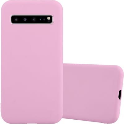 Cadorabo Hoesje geschikt voor Samsung Galaxy S10 5G in CANDY ROZE - Beschermhoes gemaakt van flexibel TPU silicone Case Cover