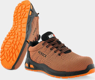 Titus S1P Lage veiligheidssneakers oranje 37