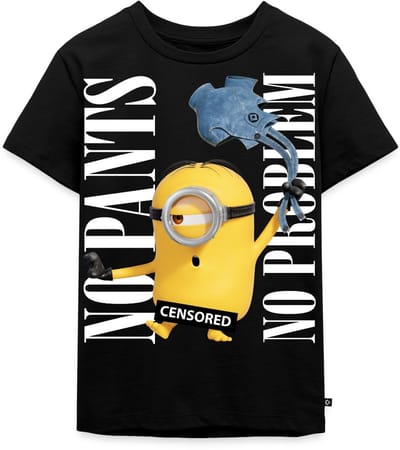 Minions Censored No Pants No Problem Premium T Shirt Kinderen