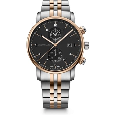 Montre WENGER URBAN CLASSIC CHRONO Cadeau Quartz (Wenger) (Classique urbain) 01.1743.129 [] black