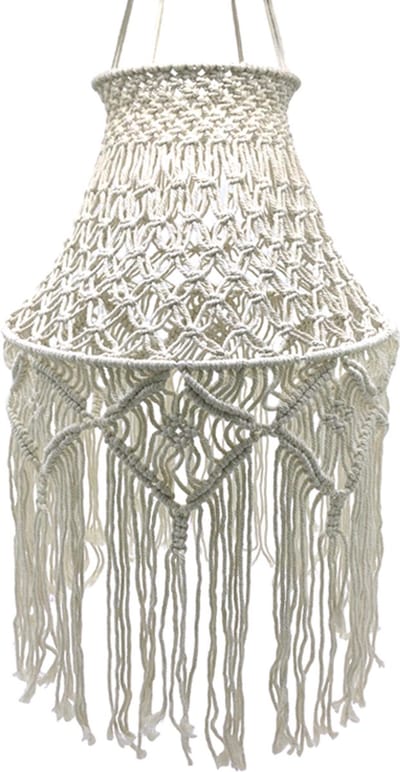 Lavandoux - Macramé Lampenkap - Bohemian - Ø60cm - Naturel