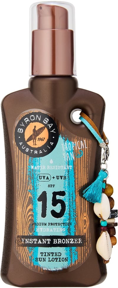 Byron Bay Instant Bronzer - Tinted Sunlotion SPF 15 - 200ml