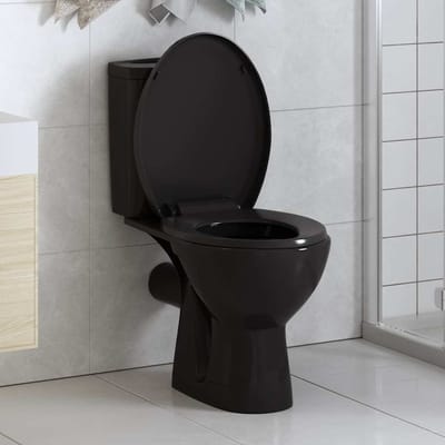 vidaXL - Toiletbril - soft-close - met - quick-release - ontwerp - zwart