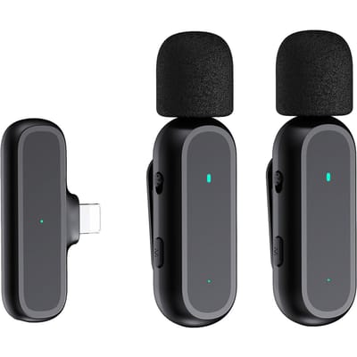 Système de Microphone à Clip sans fil Portable OnetriggerTwo, enregistrement vidéo, Transmission 20M iOS 1-Trigger-2