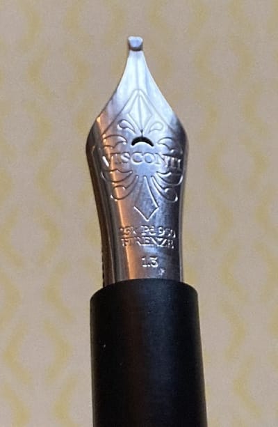 Visconti – penpunt voor vulpen - 23kt Pd 950 One Tone Palladium Homo Sapiens - 1.3