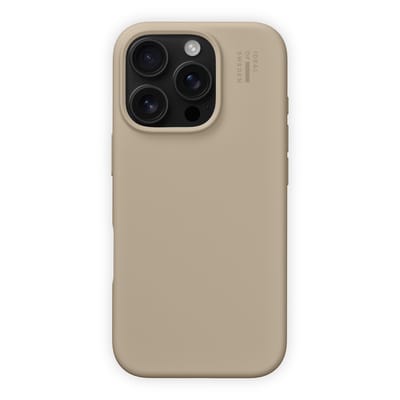 iDeal of Sweden Silicone Case geschikt voor MagSafe geschikt voor iPhone 16 Pro - Beige