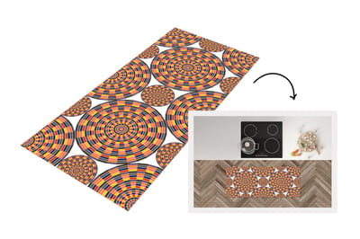 Keukenloper - Loper keuken - Mandala - Mexico - Patroon - 120x50 cm - Keukenloper vinyl